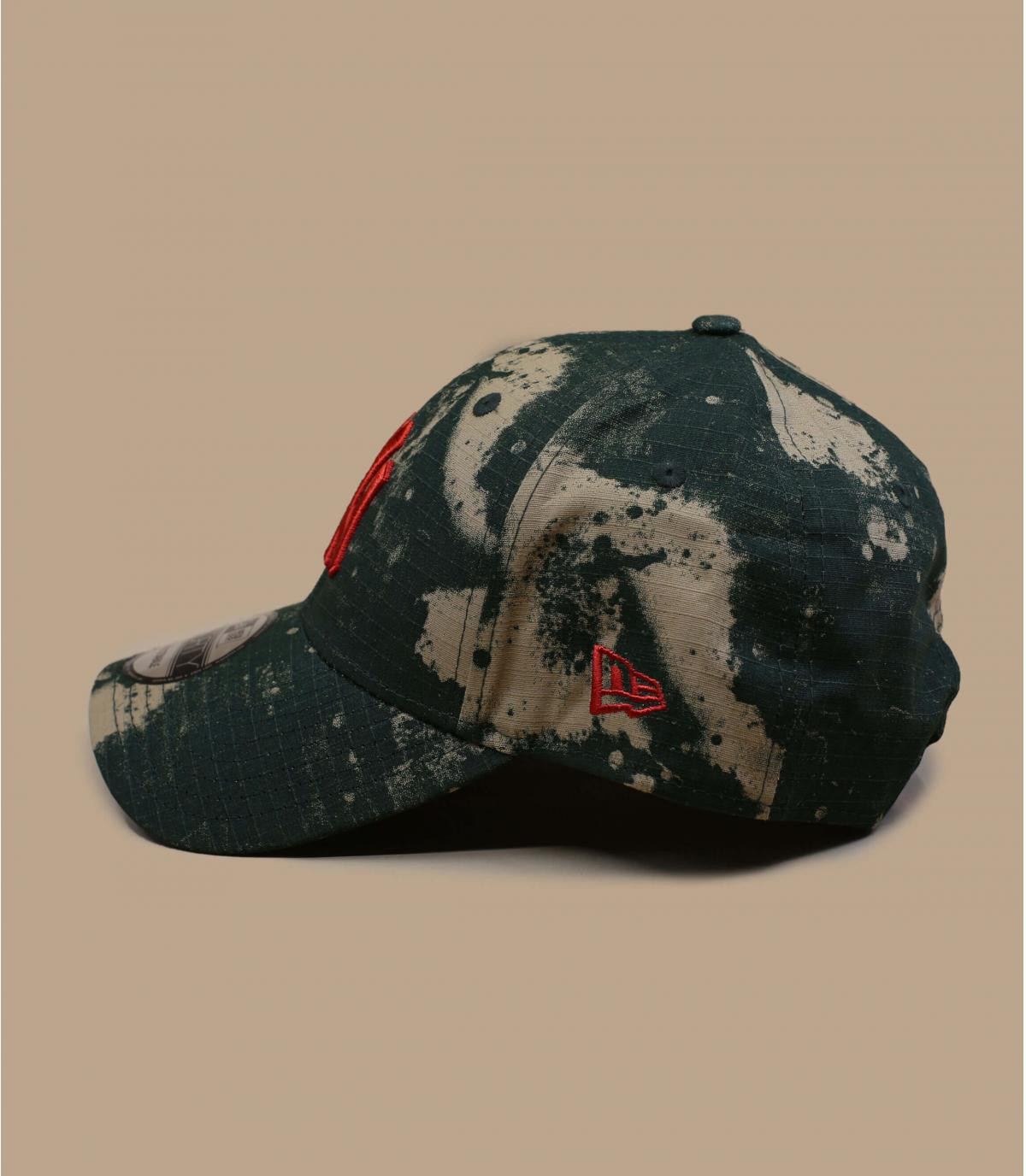 casquette NY camo rouge